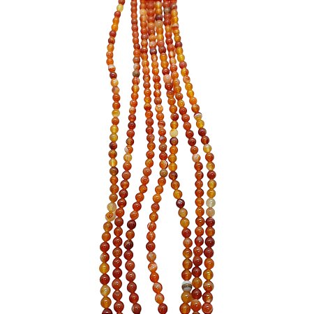 Pedra Natural Cornalina - Tamanho 6mm