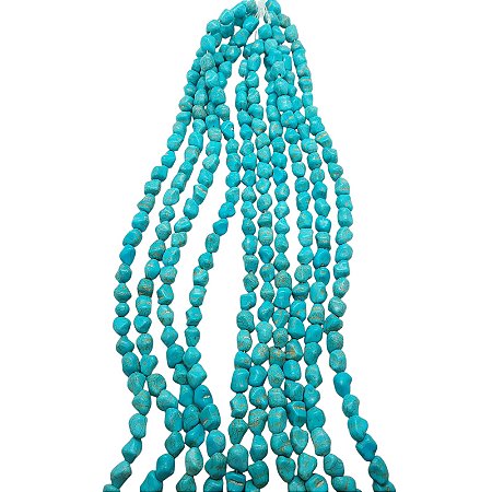 Pedra Natural Howlita Turquesa - Tamanho Aprox. 11mm x 9mm