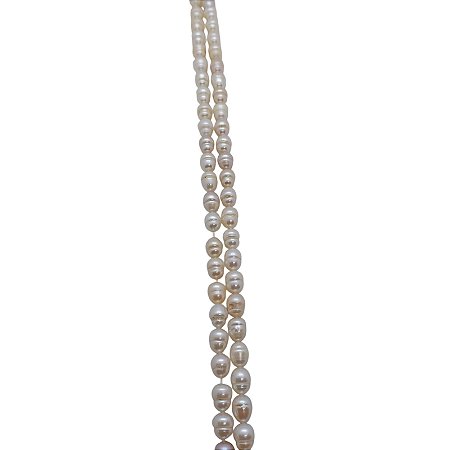 Fio de Pérola de Água Doce - 7mm a 8mm