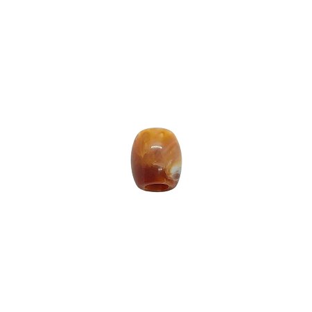 Entremeio de Acrílico - Cor Coral com Mescla - 1,9cm x 1,6 - Pct 50g