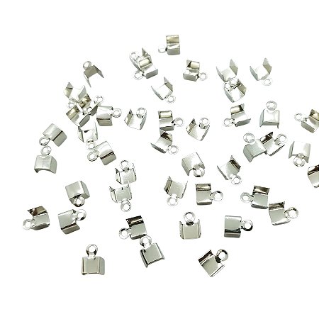 Terminal Quadrado - Níquel - 4mm