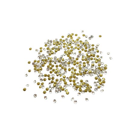 Strass base cônica Cristal SS10 = PP21 = 2,7mm - 10 Grosas 1.440 un