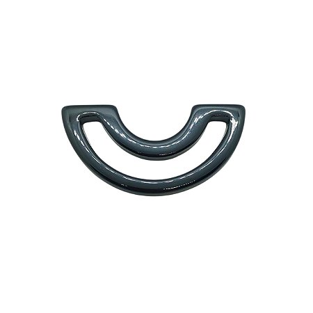 Choker de Resina Luna Frame para Confecção de Vestidos e Tops - Cor Preto