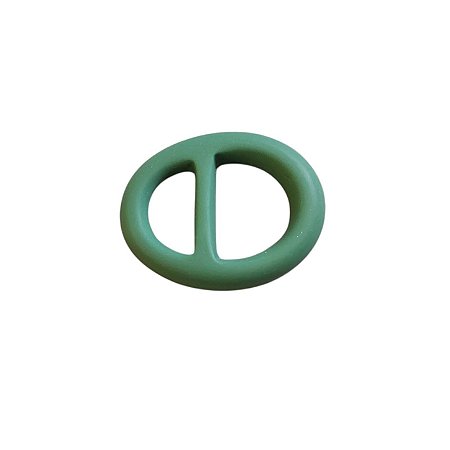 Fivela de Resina Dália - Verde Bandeira - Fosco