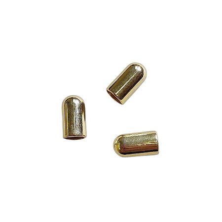 Ponteira De Metal - 5mm dourado