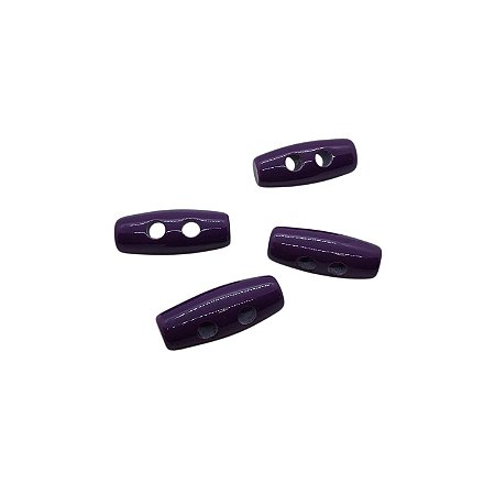 Botão De Resina - Roxo