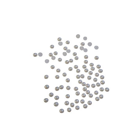 Meia Pérola Cor Creme ABS 4mm - 500g
