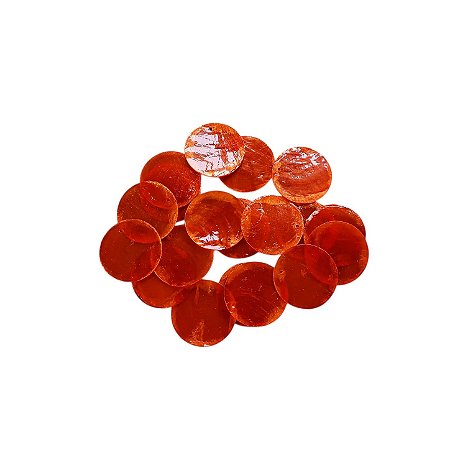 Madrepérola 30mm Natural - Laranja