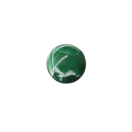 Fivela De Resina - Verde Malaquita Com Mescla