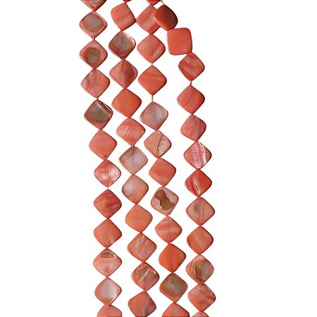 Fio De Madrepérola Natural - Coral