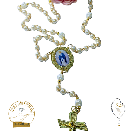 TERÇO PERSONALIZADO DE CONTRA PINO SIMPLES (NIQUEL)