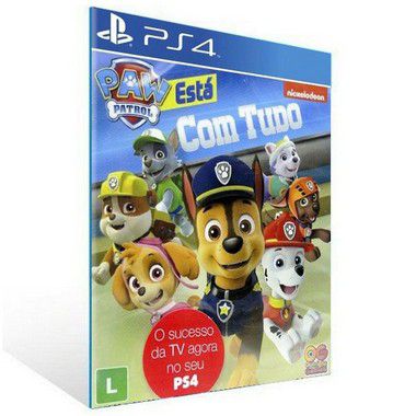 A Patrulha Canina Tá Com Tudo!  - PS4  - PSN MÍDIA DIGITAL