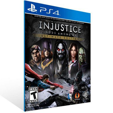 INJUSTICE GODS AMONG US ULTIMATE EDITION - PS4 - PSN MÍDIA DIGITAL