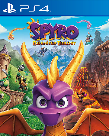 Spyro Reignited Trilogy - PS4 - PSN Mídia Digital