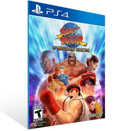 Street Fighter 30th Anniversary Collection - PS4 - PSN  Mídia Digital