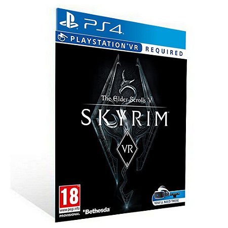 The Elder Scrolls V: Skyrim VR  - PS4  - PSN  Mídia Digital