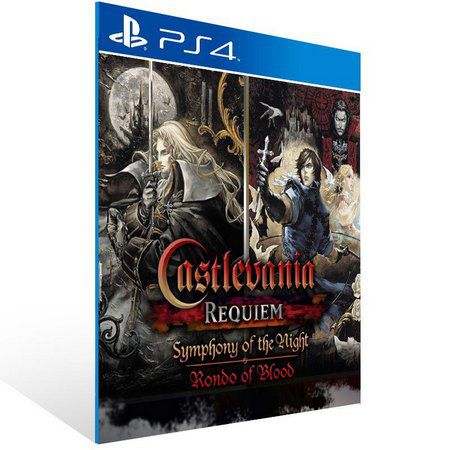CASTLEVANIA REQUIEM SYMPHONY OF THE NIGHT & RONDO OF BLOOD - PS4 e PS5 - PSN MÍDIA DIGITAL