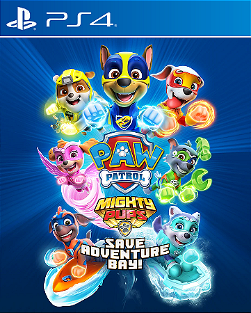 A PATRULHA CANINA OS CACHORRINHOS PODEROSOS SALVAM A BAÍA DA AVENTURA - PS4 - PSN MÍDIA DIGITAL