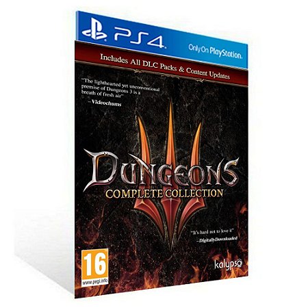 Dungeons 3 - Complete Collection - PS4 PSN MÍDIA DIGITAL