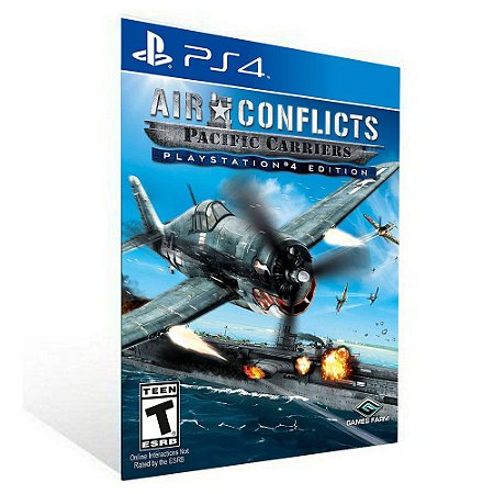 AIR CONFLICTS PACIFIC CARRIERS - PS4 - PSN MÍDIA DIGITAL