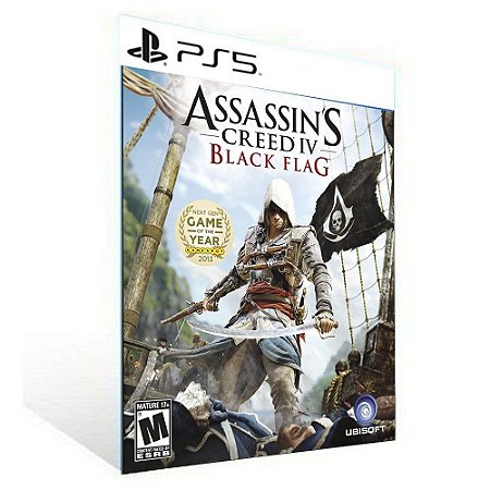 ASSASSINS CREED 4 BLACK FLAG - PS5 - PSN MÍDIA DIGITAL