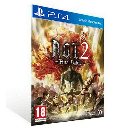 Attack on Titan 2 Final Battle  PS4 - Psn  - Mídia Digital