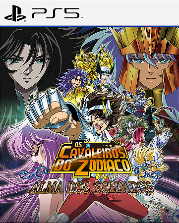Cavaleiros Do Zodíaco Alma Soldados Português PS5 - PSN - Mídia Digital