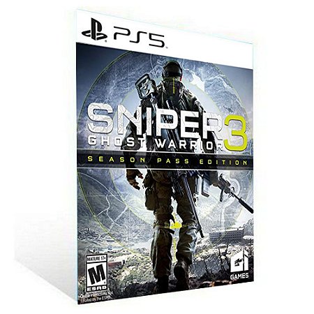 SNIPER GHOST WARRIOR 3 SEASON PASS EDITION - PS5 -  PSN MÍDIA DIGITAL