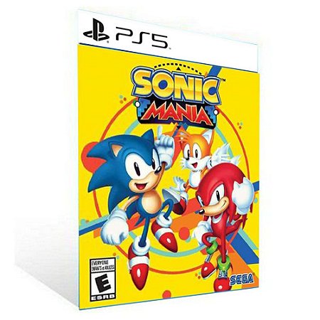 Sonic Mania - PS5 - PSN MÍDIA DIGITAL