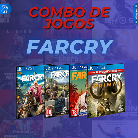 COMBO FAR CRY - PS4 PSN MÍDIA DIGITAL