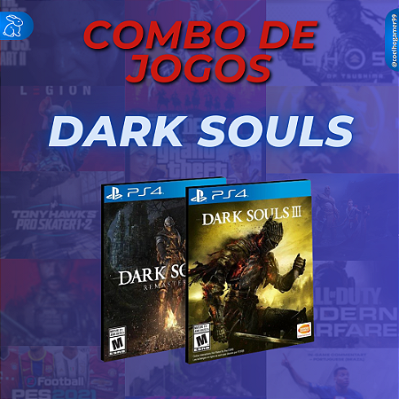 COMBO DARK SOULS - PS4 - PS5 PSN MÍDIA DIGITAL