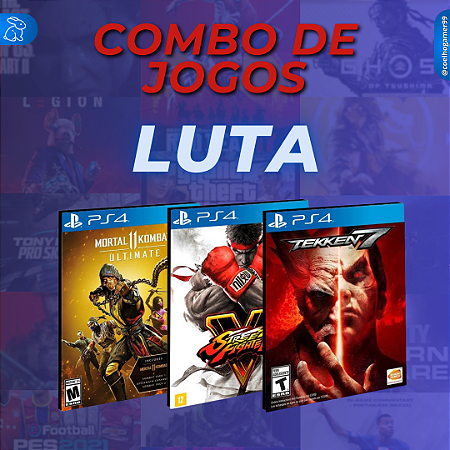 COMBO LUTA - PS4 - PSN MÍDIA DIGITAL - Coelho Gamer