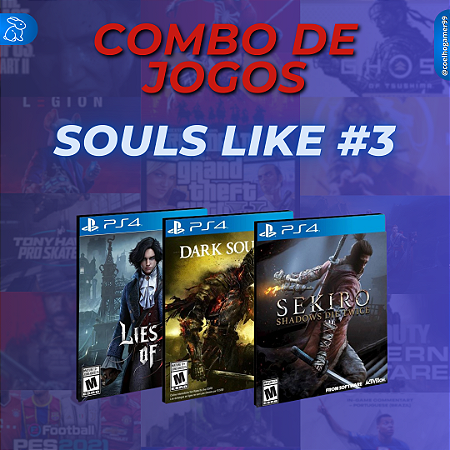 3# COMBO  SOULSLIKE - PS4 - PSN MÍDIA DIGITAL