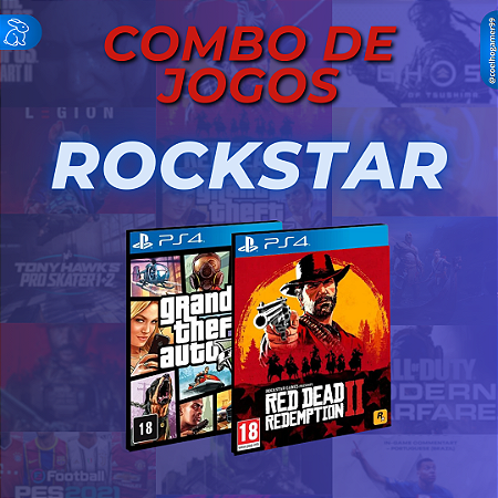 COMBO ROCKSTAR - PS4 - PSN MÍDIA DIGITAL