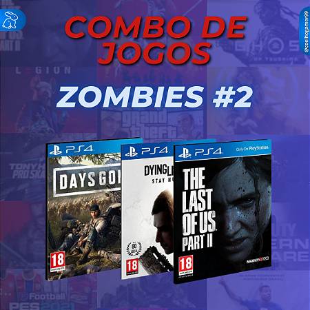 2# COMBO  ZOMBIES - PS4 - PSN MÍDIA DIGITAL