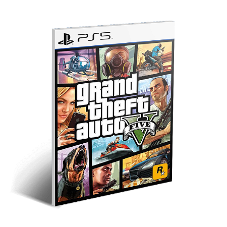GTA V - Ps5 - Grand Theft Auto V 5 Mídia Digital