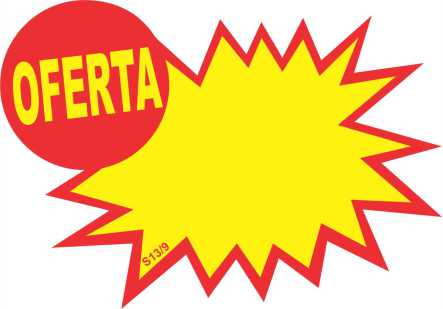 Cartaz Splash Oferta 13x9 100UN