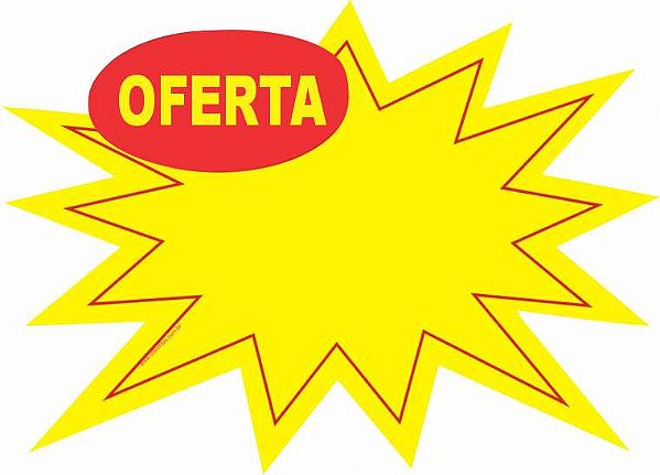 Cartaz Splash Oferta 21x29 100UN