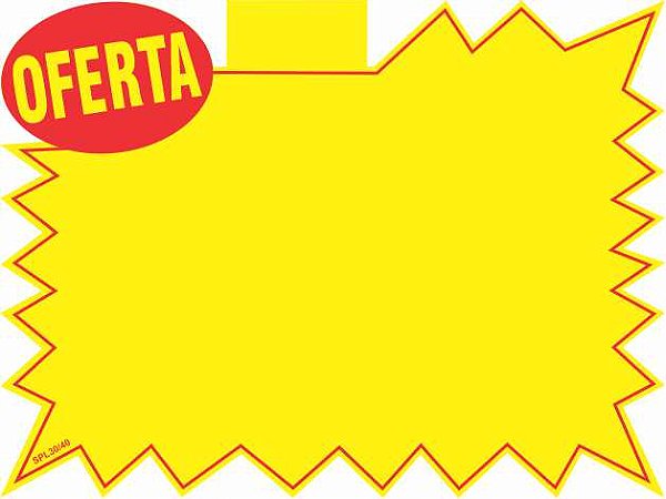 Cartaz Splash Oferta 30x40