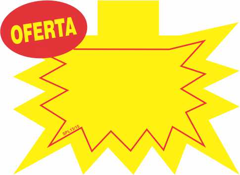 Cartaz Splash Oferta 13x15 1000un