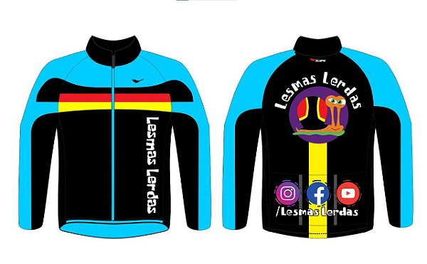 Blusa Lesmas Lerdas - Preto/Azul