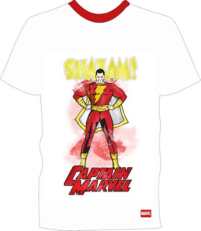 Camisa Masculina T-Shirt  HQ Capitão Marvel
