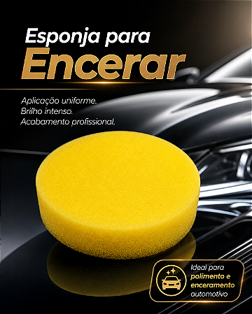 Kit 8 Esponjas Aplicadoras de Cera e Silicone
