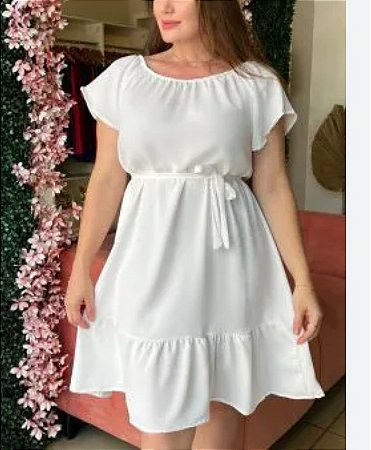 vestido curto ciganinha