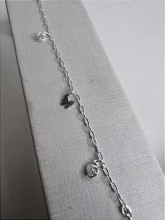 Pulseiras infantil borboleta e ponto de luz