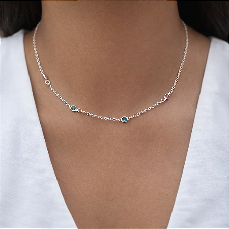 Schoker zirconia colorida e delicada