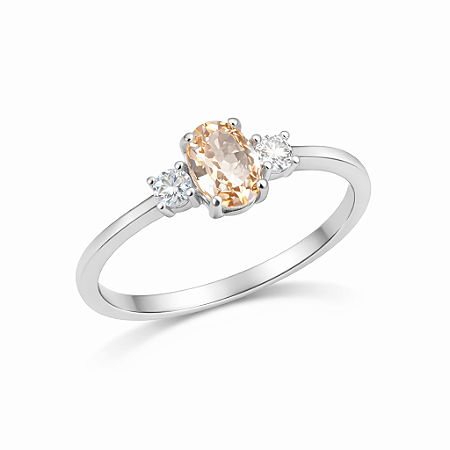 Anel solitário cravejado citrino (17)