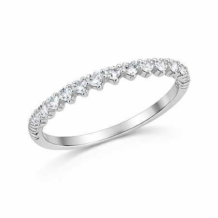 Anel Luxo zircônia coração crystal n.21