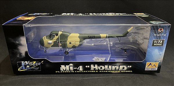 1:72 Easy Model Helicóptero Mi4 Hound East German Air Force
