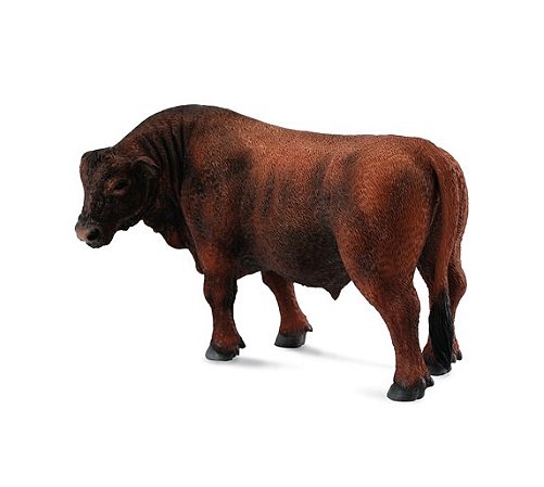 Figura Collecta - Touro Angus Vermelho - 12cm Comp.